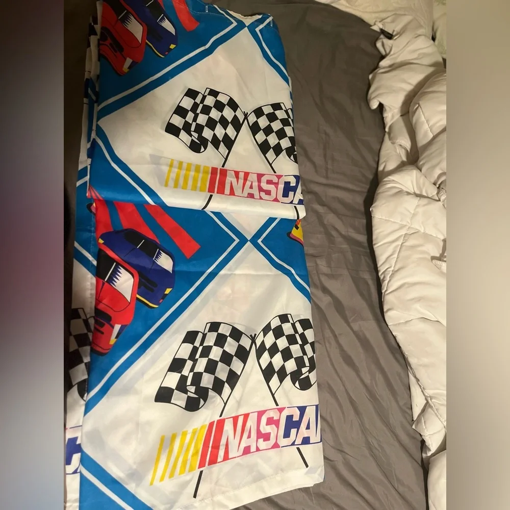 Vintage NASCAR Shower Curtain